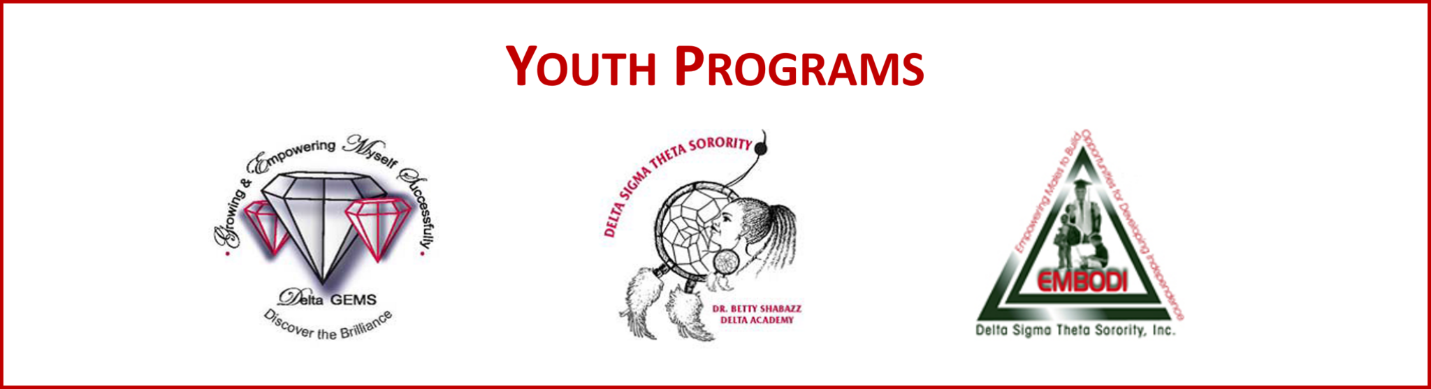 Banner - Youth Programs