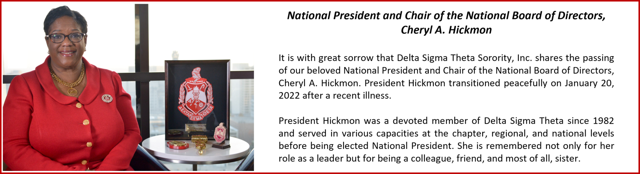 Banner - President Hickmon